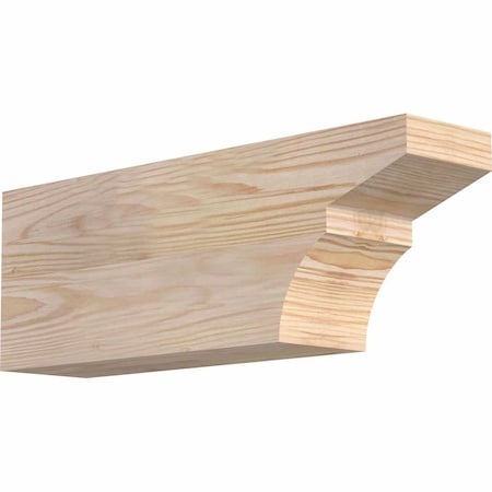 Ekena Millwork Monterey Smooth Rafter Tail, Douglas Fir, 3 1/2"W x 6"H x 16"L RFT04X06X16MON00SDF